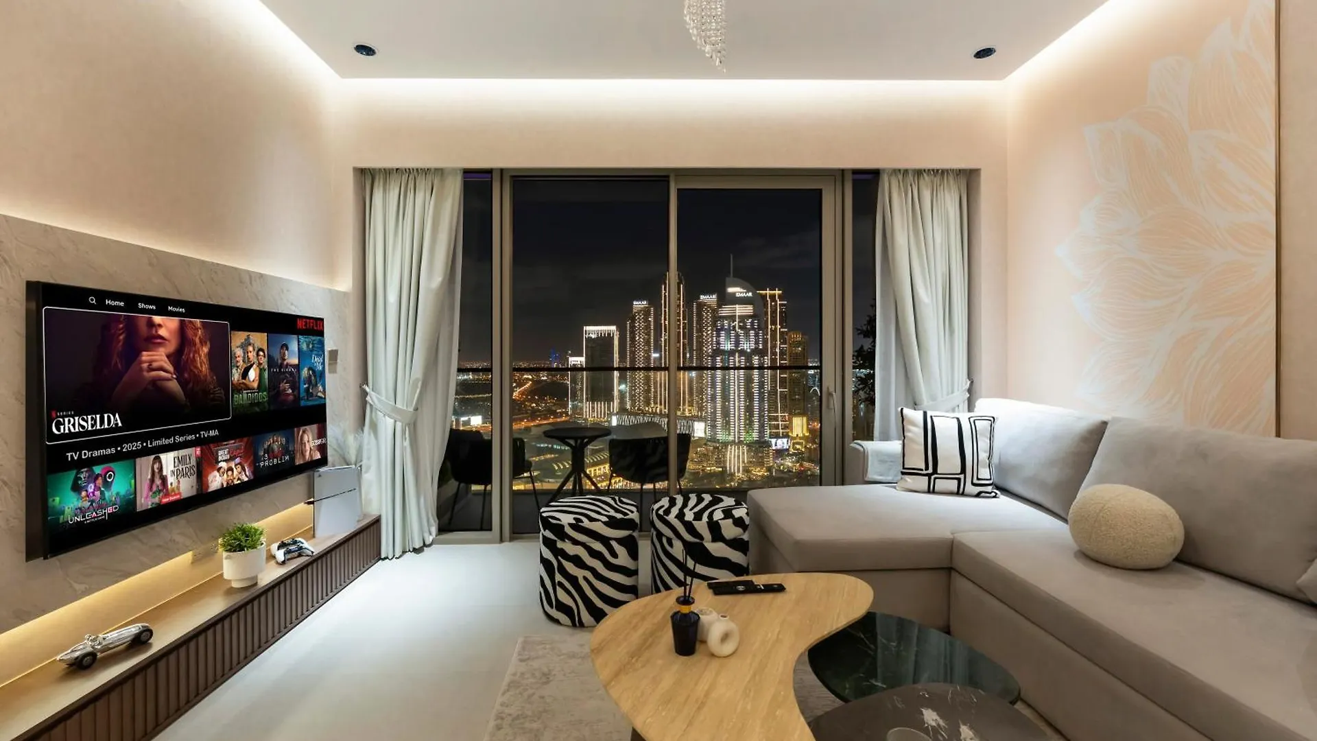 Crown Jewel 2 Bedroom Apartments I Iconic Burj Khalifa And Fountain Views I Free Parking, Gym, Pool, Wi-Fi And Ps5 I By Skyline Serenity Dubai United Arab Emirates